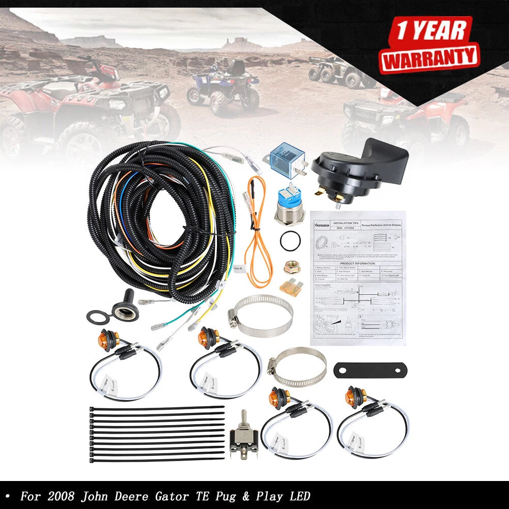 Turn Signal Light Kit for John Deere Gator TE (2008) - LED