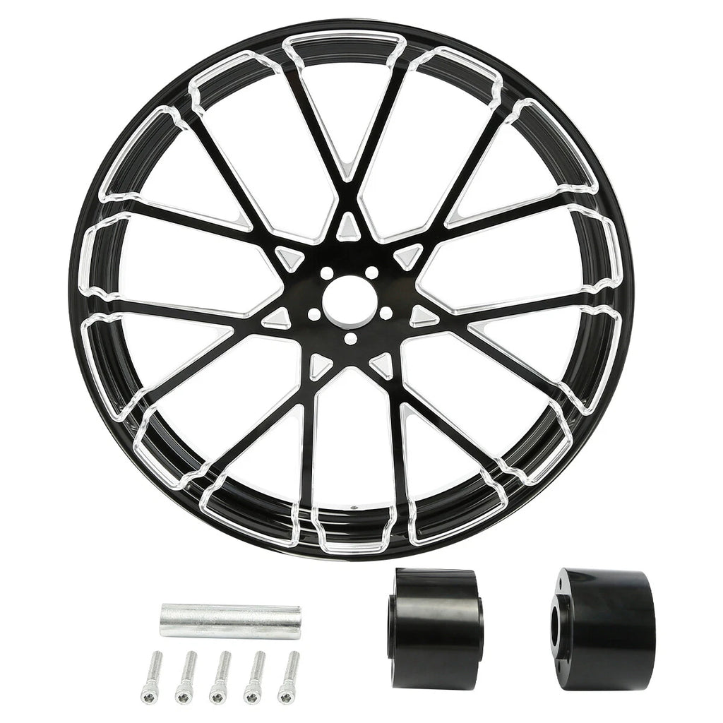 21" Front Fender & Wheel Rim Hub for Harley Touring Glide (2008–2013)