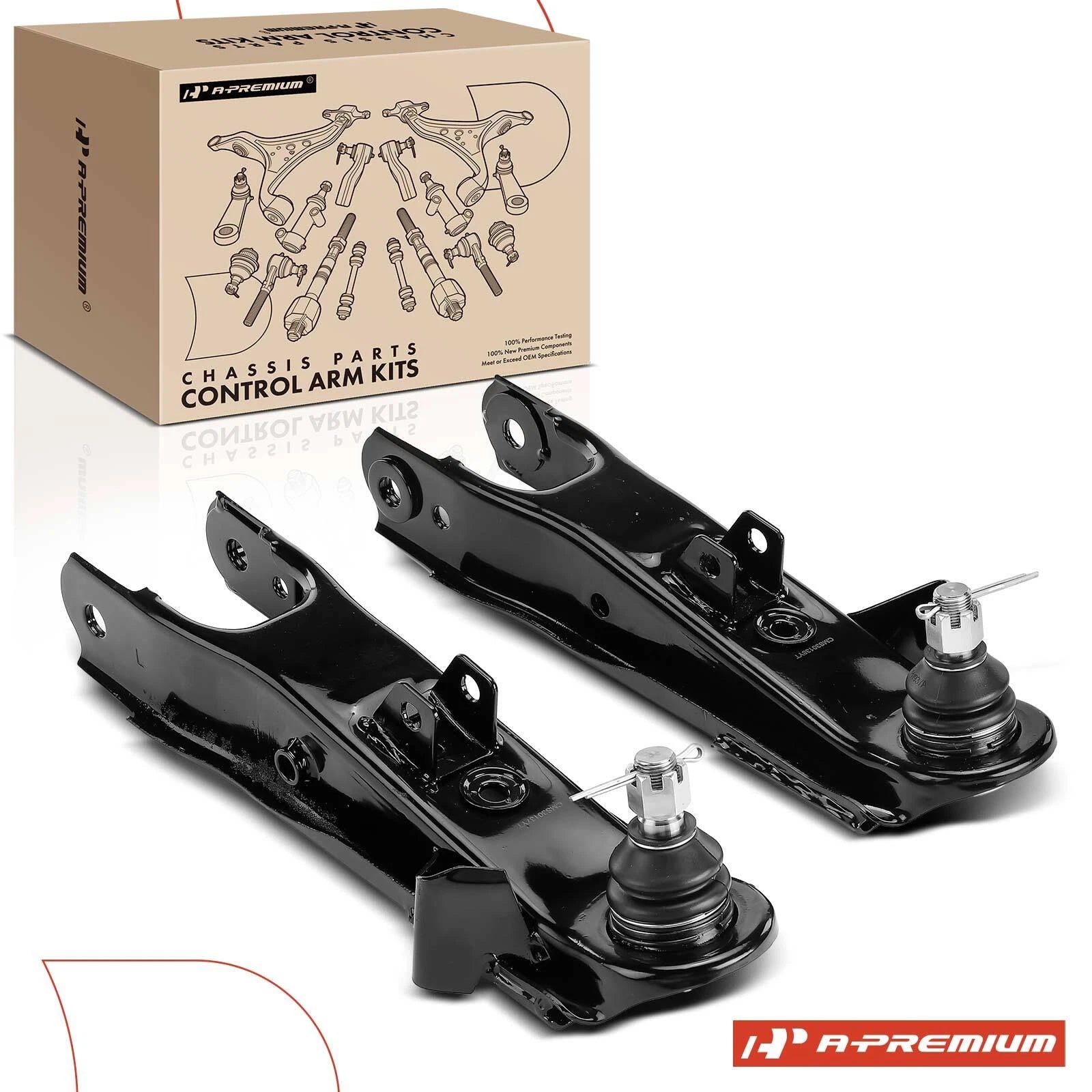 2X Front Lower Control Arm with Ball Joint for Nissan D21 (1986–1994)