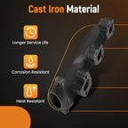 Exhaust Manifold with Gaskets for Dodge Dakota 3.7L (2004–2011)