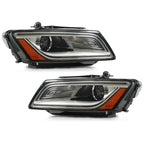 HID/Xenon Headlight Pair with LED DRL for Audi Q5 SQ5 (2013–2017)