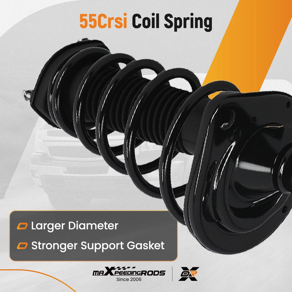 Set of 8 Struts with Springs & Sway Bar Links for Toyota Camry (2007–2011)