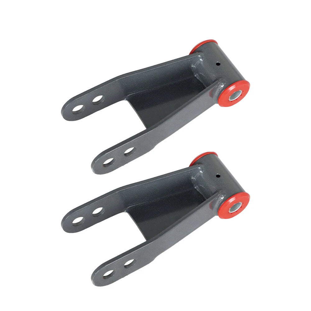 Adjustable 1"-2" Drop Kit Leveling Shackles for Ford F150 F100 (1973–1996)