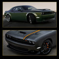 2 Front White LED Side Marker Lights for Dodge Challenger (2015–2022)