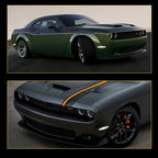 2 Front White LED Side Marker Lights for Dodge Challenger (2015–2022)