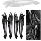 Inner Door Pull Handle Trim Cover Panel for BMW 3 Series F30 F35 (2012–2019) Carbon Fiber