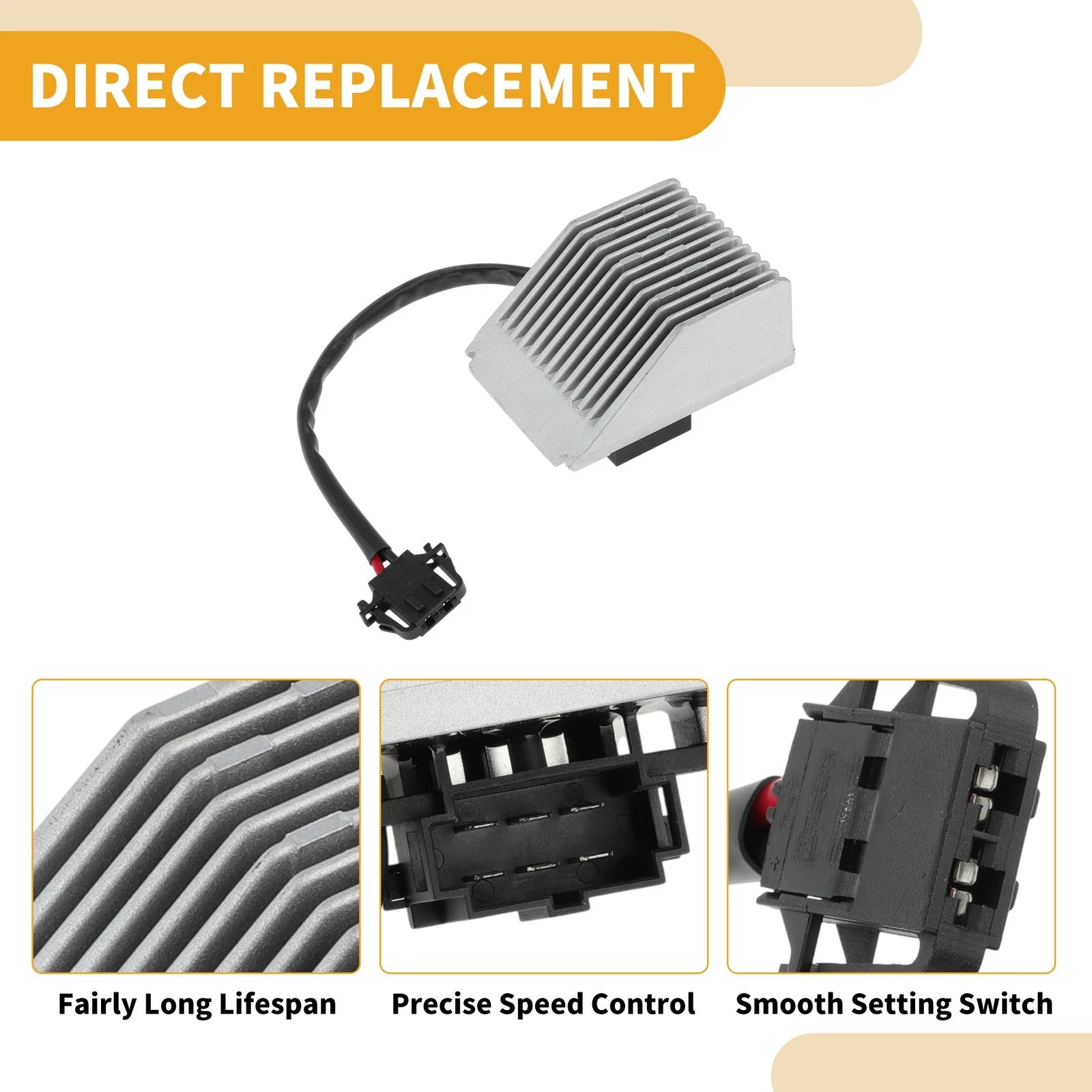 HVAC Blower Motor Resistor No. 6Q1907521B for Volkswagen Polo (2009–2014)