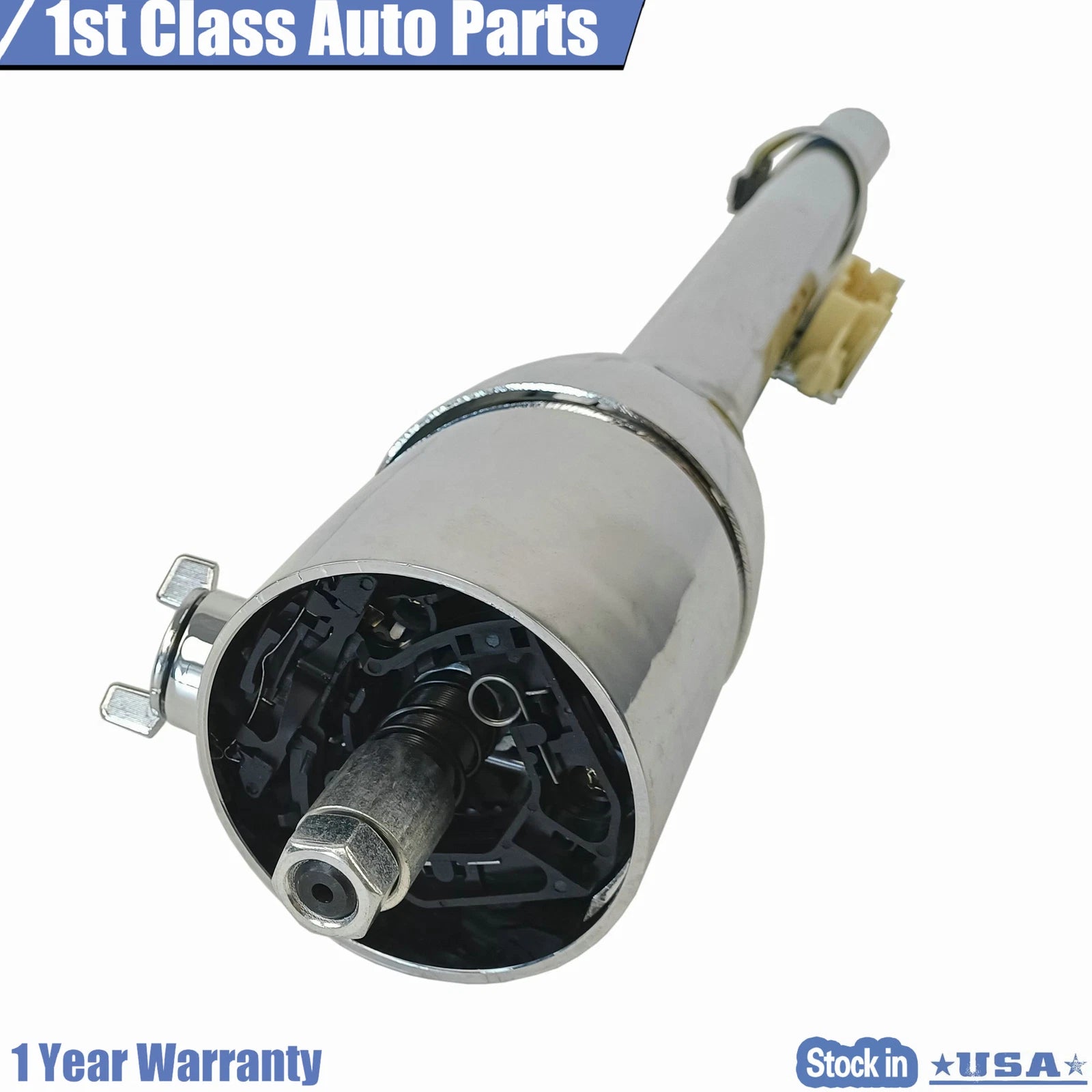 32" Chrome Stainless Steering Column for GM Manual Floor Shift