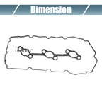 Left Side Valve Cover Gasket Set for Hyundai (No. 224533C710)