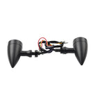 Black Turn Signal Lights for Harley Super Glide FXD Dyna Softail (2006-2017)