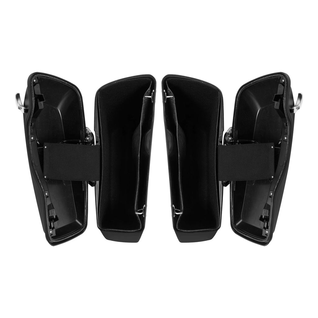 Hard Saddlebags for Harley Touring Electra Street Glide (2014–2023) Black Denim