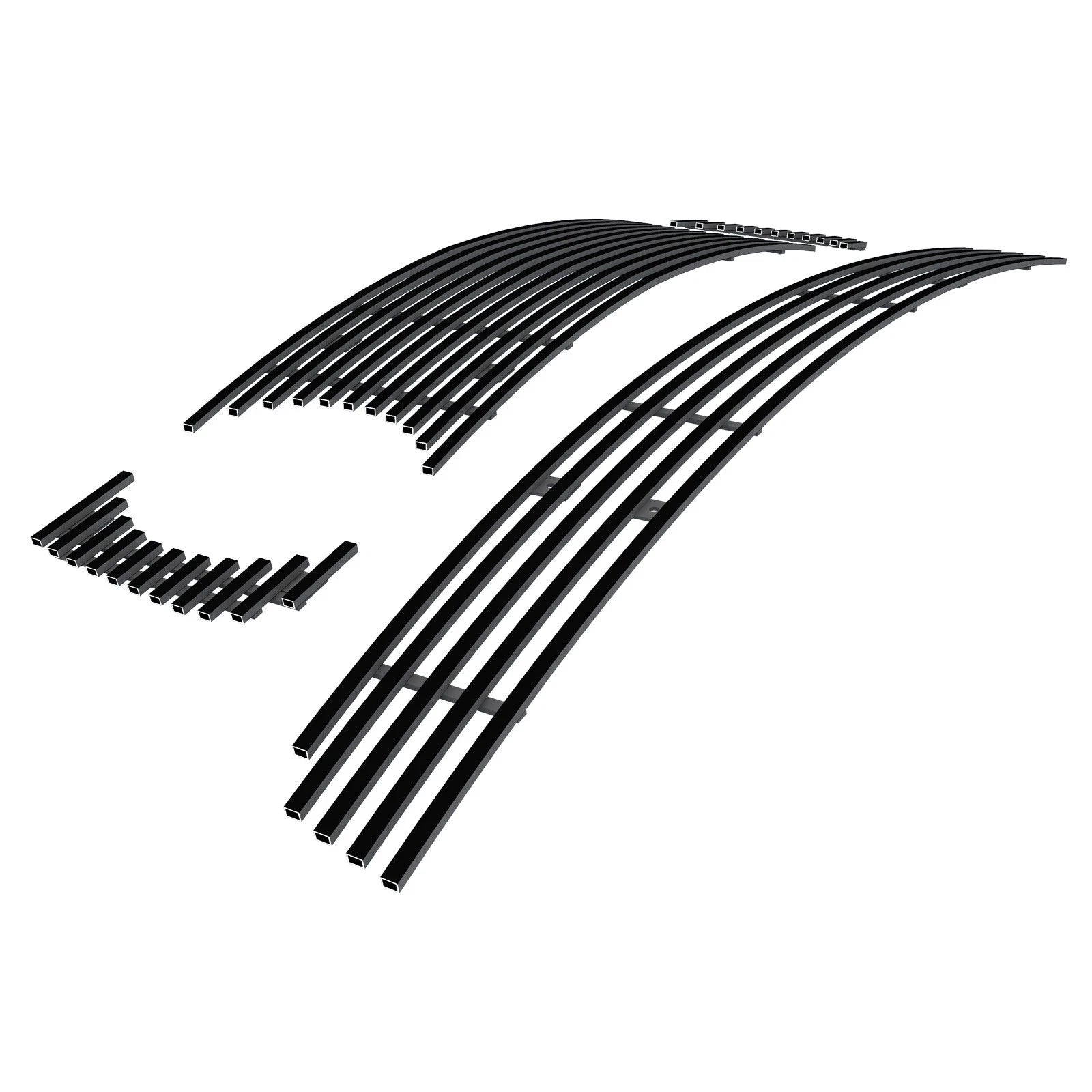 Stainless Black Billet Grill Insert for Ford Mustang GT (2005–2009)