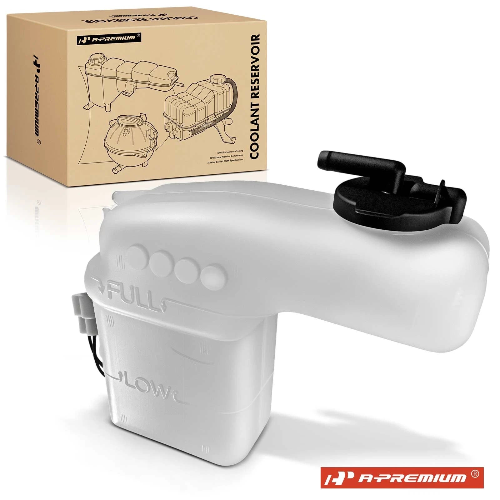 Radiator Coolant Reservoir with Cap for Chrysler Sebring Dodge Avenger (2007–2010)