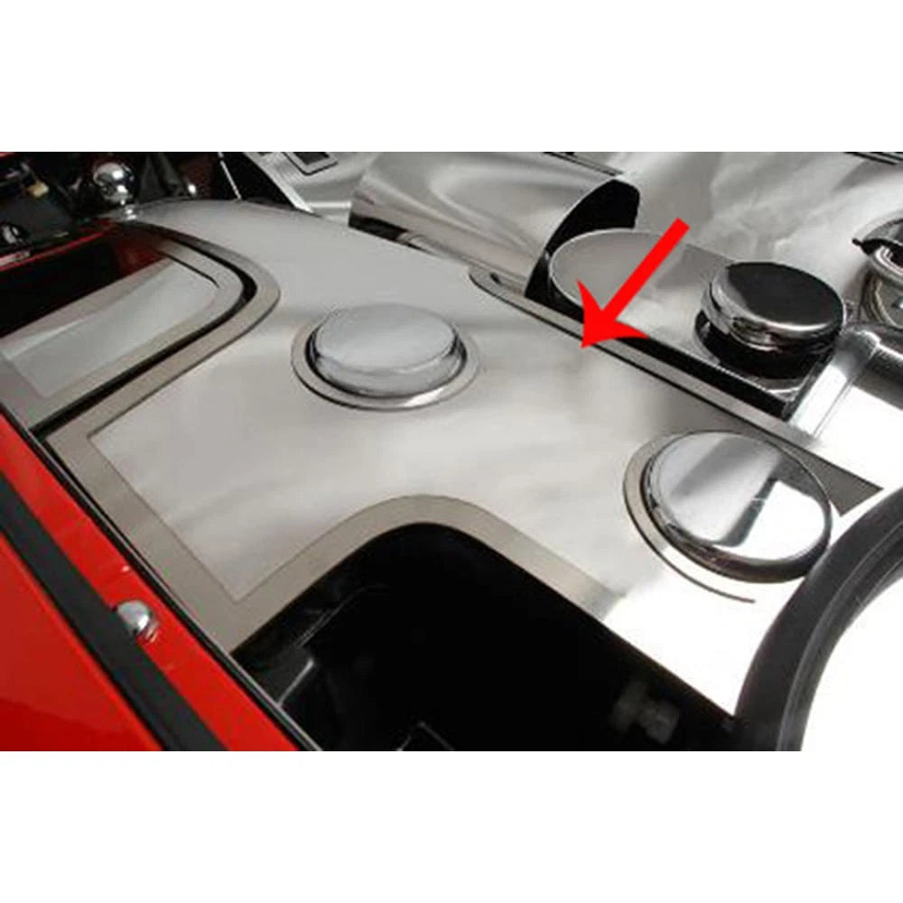 Polished Window Washer Fluid Tank Cover w/Cap Cover for 1997-04 Corvette Manual