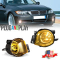 2X Yellow Fog Lights for BMW E90 323i 325i 328i 330i 335i (2006–2008)