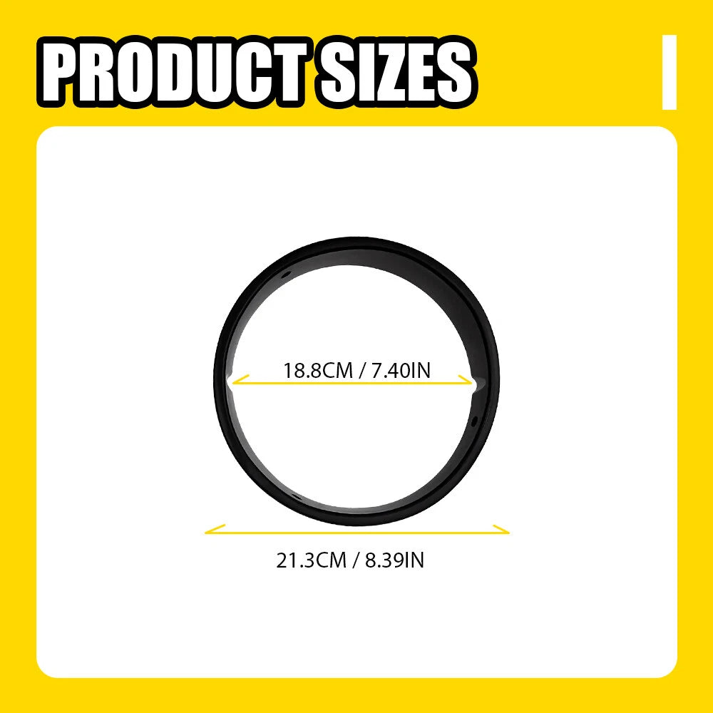 2X Front Headlight Trim Covers for Jeep Wrangler TJ (1997–2006)