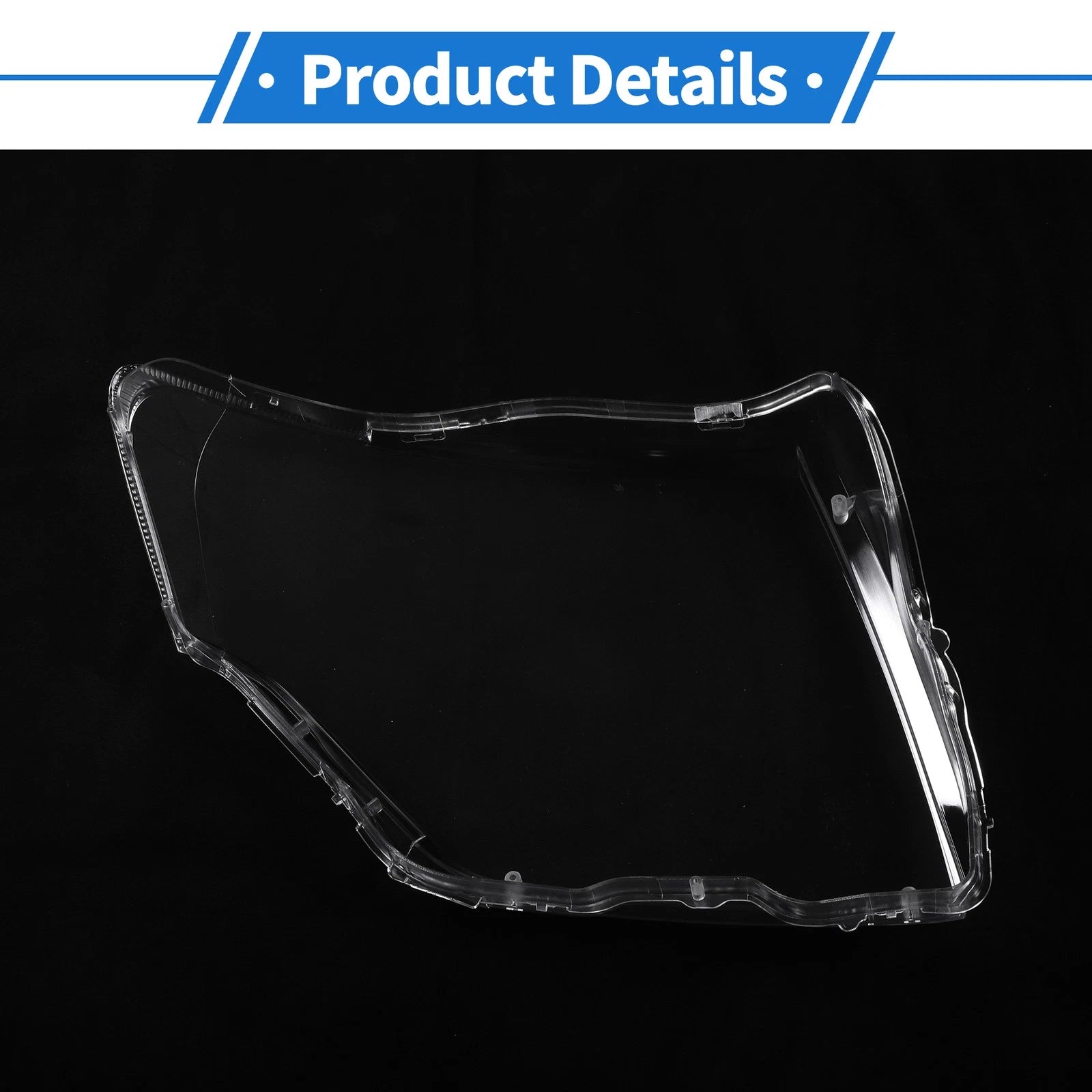 1 Pcs Headlight Lens Cover for Mitsubishi Pajero (2007–2018)