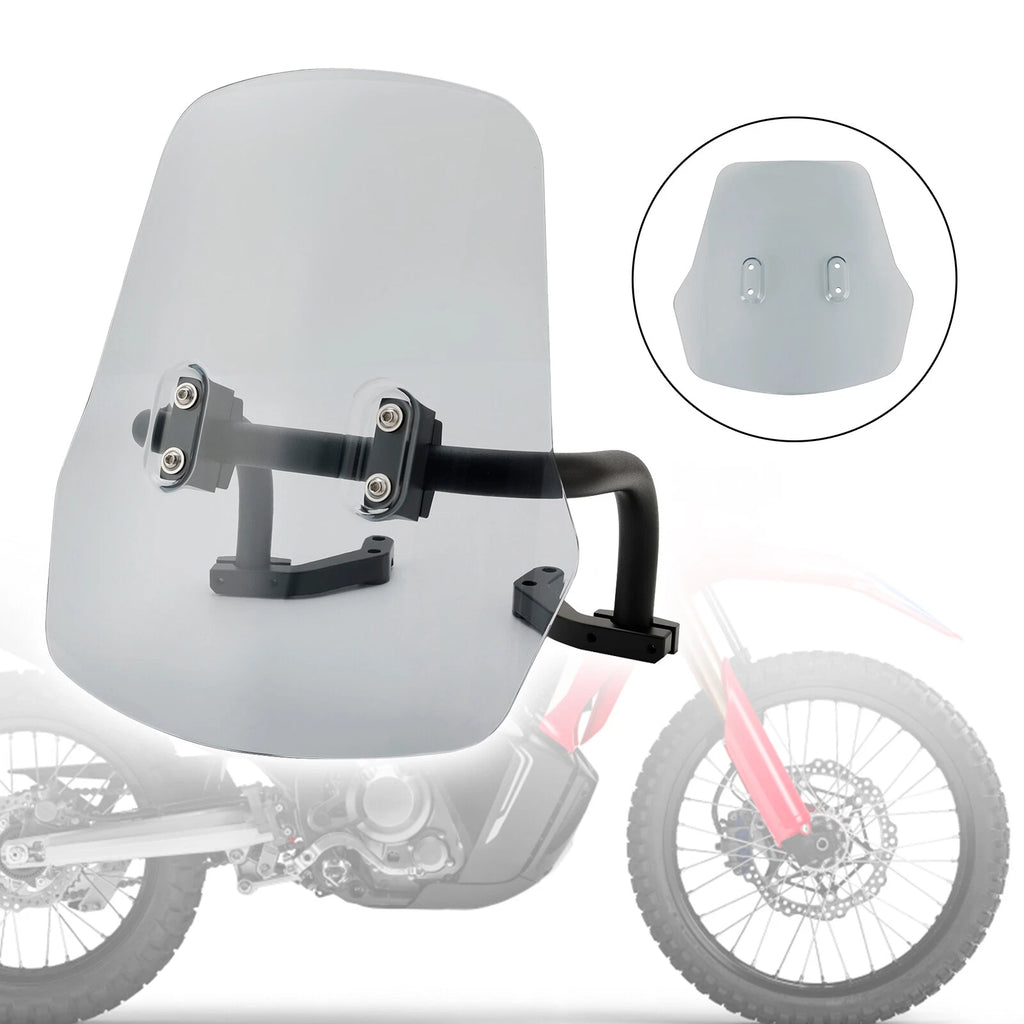 Windshield Windscreen + Bracket for Honda CRF250L/S CRF250M CRF300L (2021–2022)