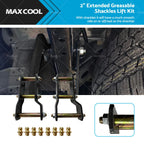 2" Rear Extended Lift Greasable Shackle for Mazda BT50 (2011–2023)