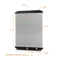 Full Aluminum 2-Row Cooling Radiator for Volvo VNL Series (2007–2014)