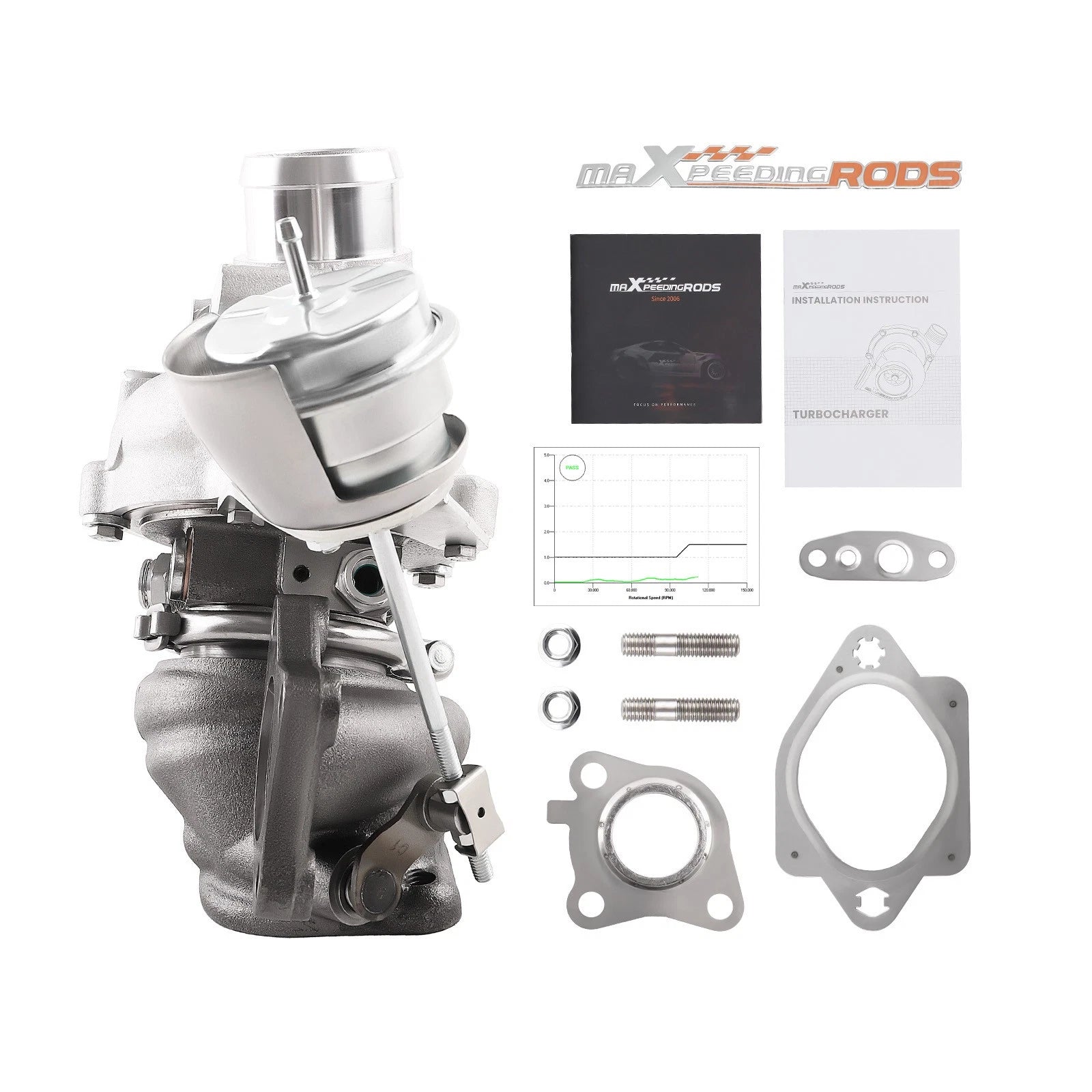 Right Billet Turbocharger for Ford F150 Expedition 3.5L Ecoboost (2013–2016)