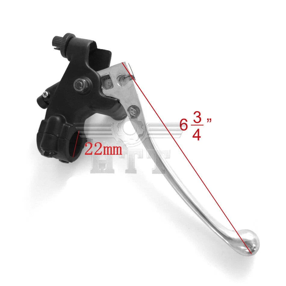 Clutch Lever 7/8" for Honda CR80 CR85 CR125 (Black Silver Alloy)