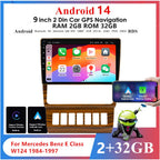 9" Android Stereo Radio GPS Navi WiFi FM for Benz E Class W124 (1993-1995)