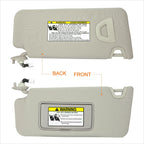 OE Style Sun Visor for Honda Accord (2008–2011) w/Vanity Light