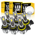 Set of 2 LED Headlight Bulbs for H11 (6500K, 120000LM)