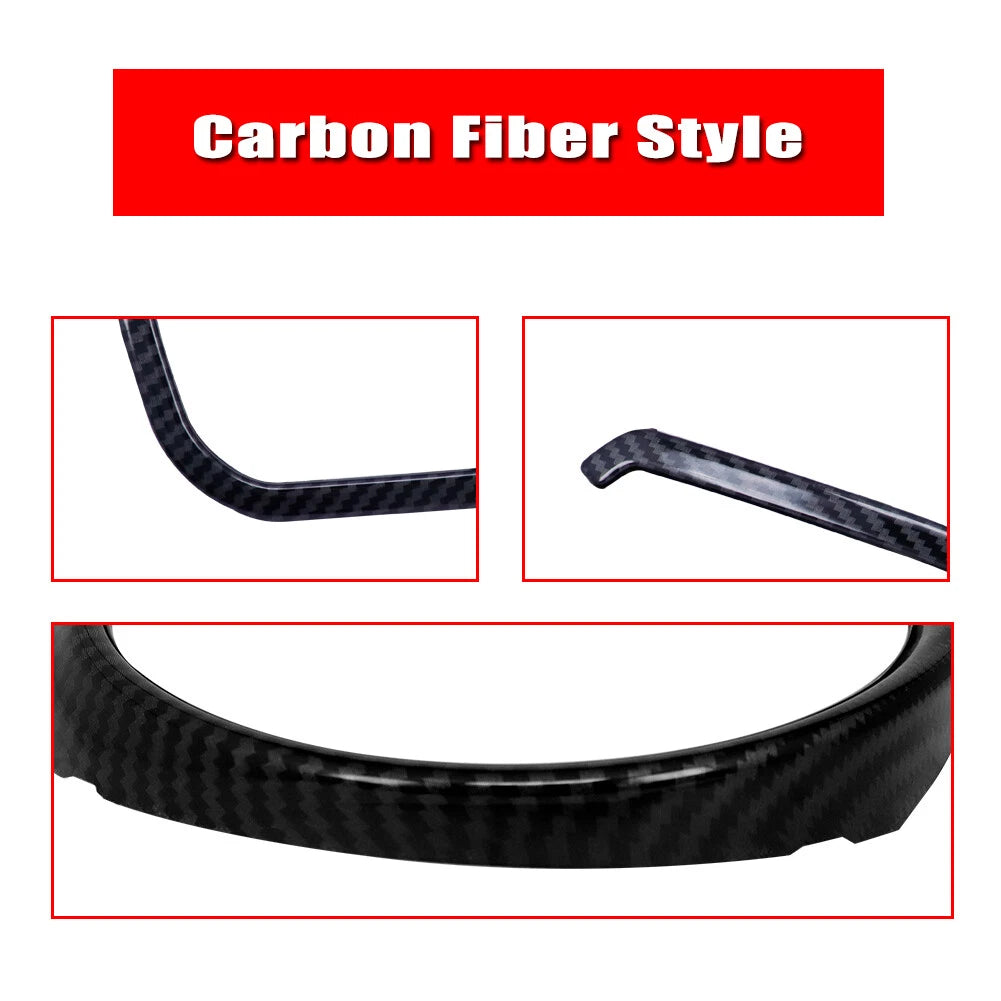 Carbon Fiber Dashboard Meter Covers Trim for Porsche Cayenne Panamera (2018–2023)