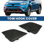 Tow Hook Eye Cover Cap Set of 2 for Toyota RAV4 (2016–2018)