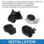 Engine Motor Trans Mount Set for Hyundai Sonata 2.4L (2002–2005)