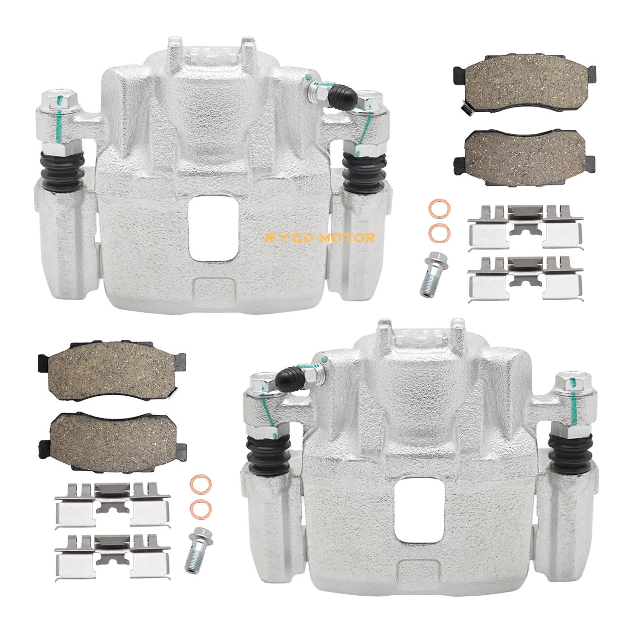 Front Brake Calipers & Pads for Honda Pioneer 500/700 (2014–2021)