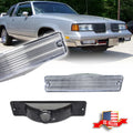2X Clear Front Bumper Parking Signal Lights for Oldsmobile Cutlass Supreme (1981–1988)