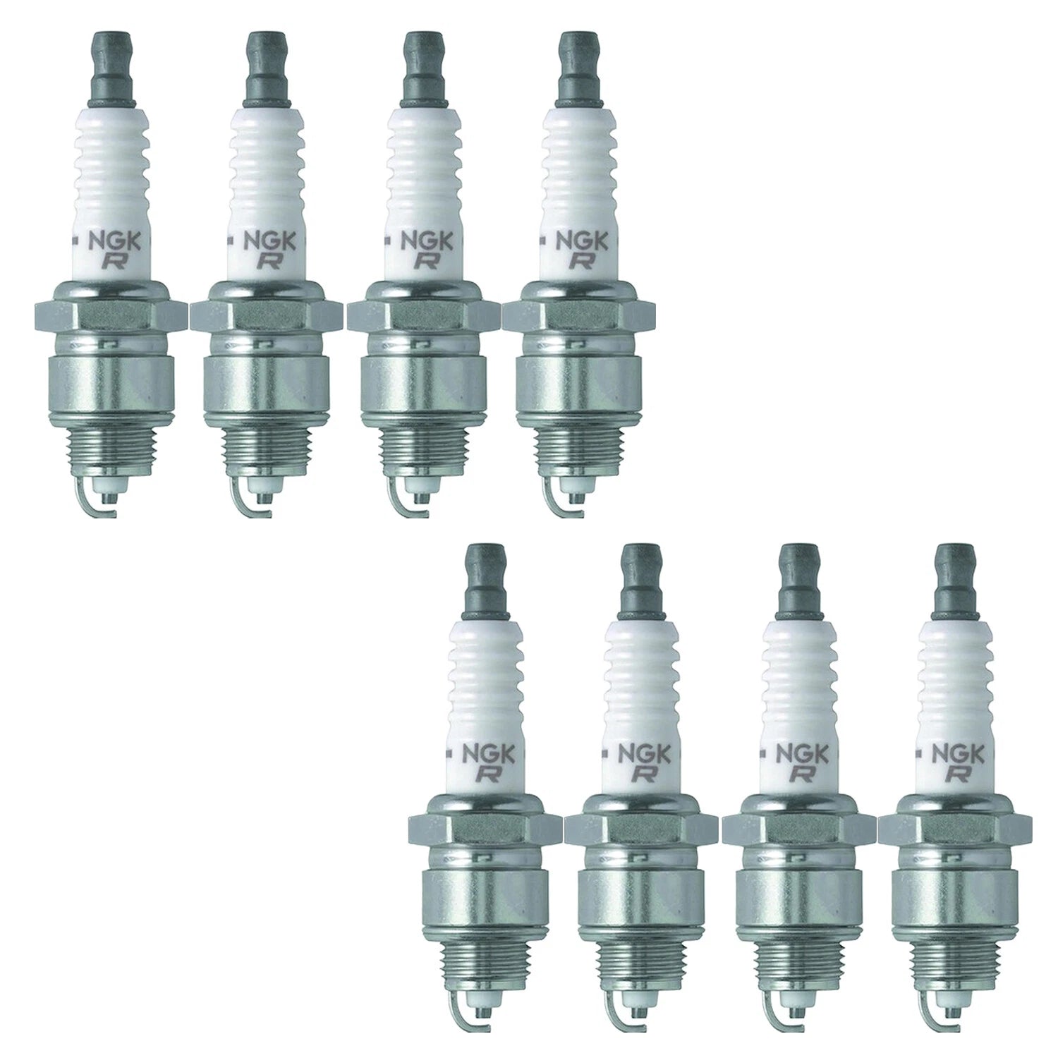 Set of 8 NGK V-Power Spark Plugs for Electra Special Bel Air Monaco V8 (1958–1975)