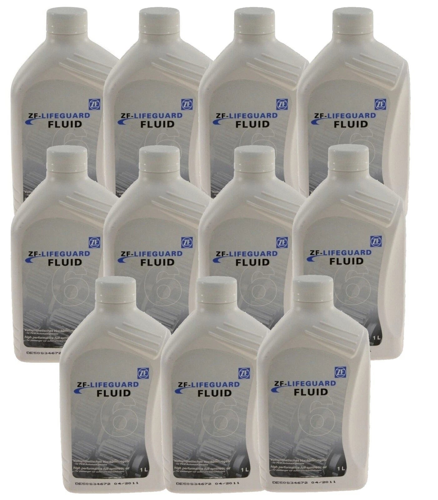 Set of 11 ZF Lifeguard 6 Automatic Transmission Fluid 1L for BMW Land Rover