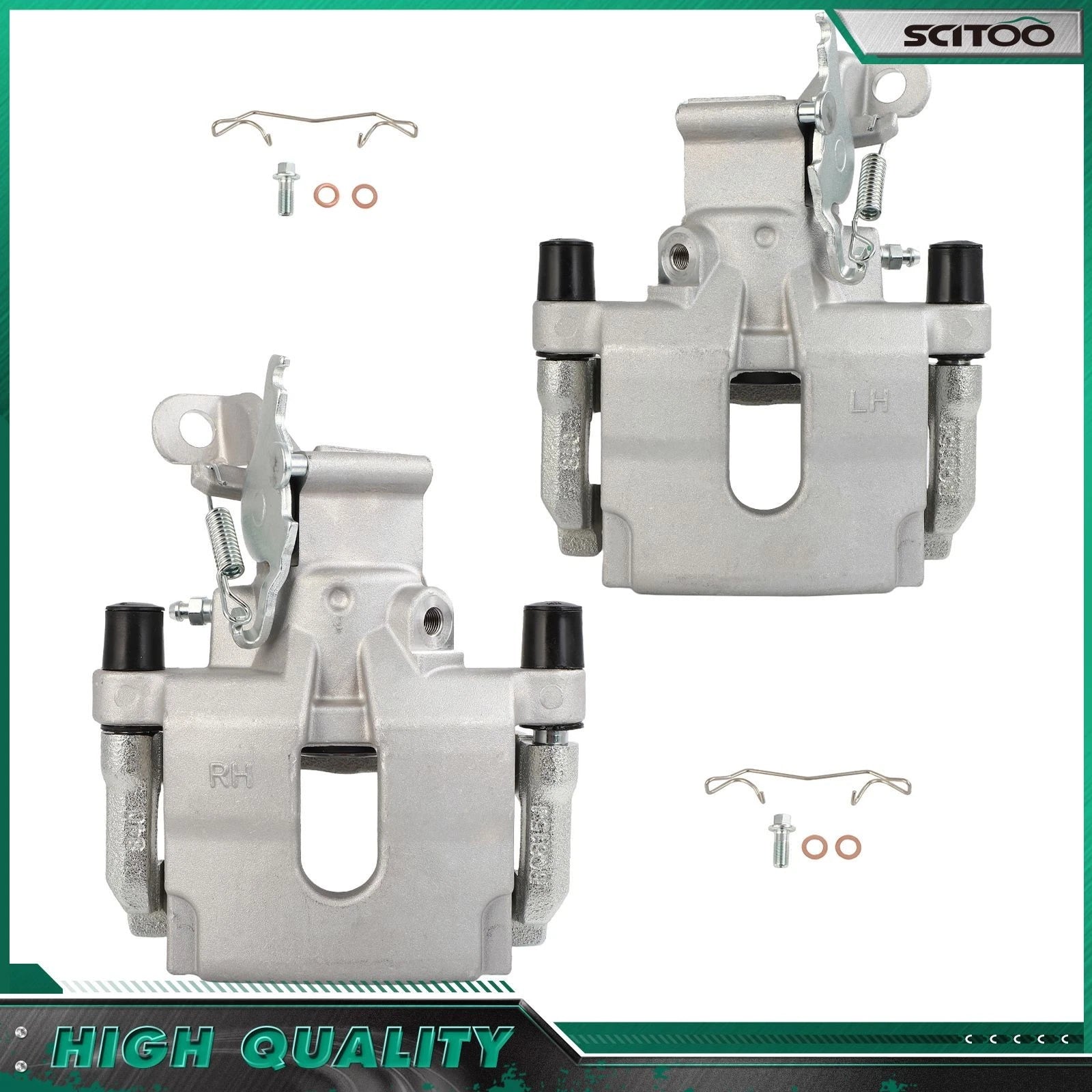 Rear Brake Calipers w/ Bracket for Jaguar XKR S-Type (2005–2009)