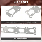 1 Pc Exhaust Manifold Header Gasket for Mitsubishi Outlander (2008–2010) No. 1555A185