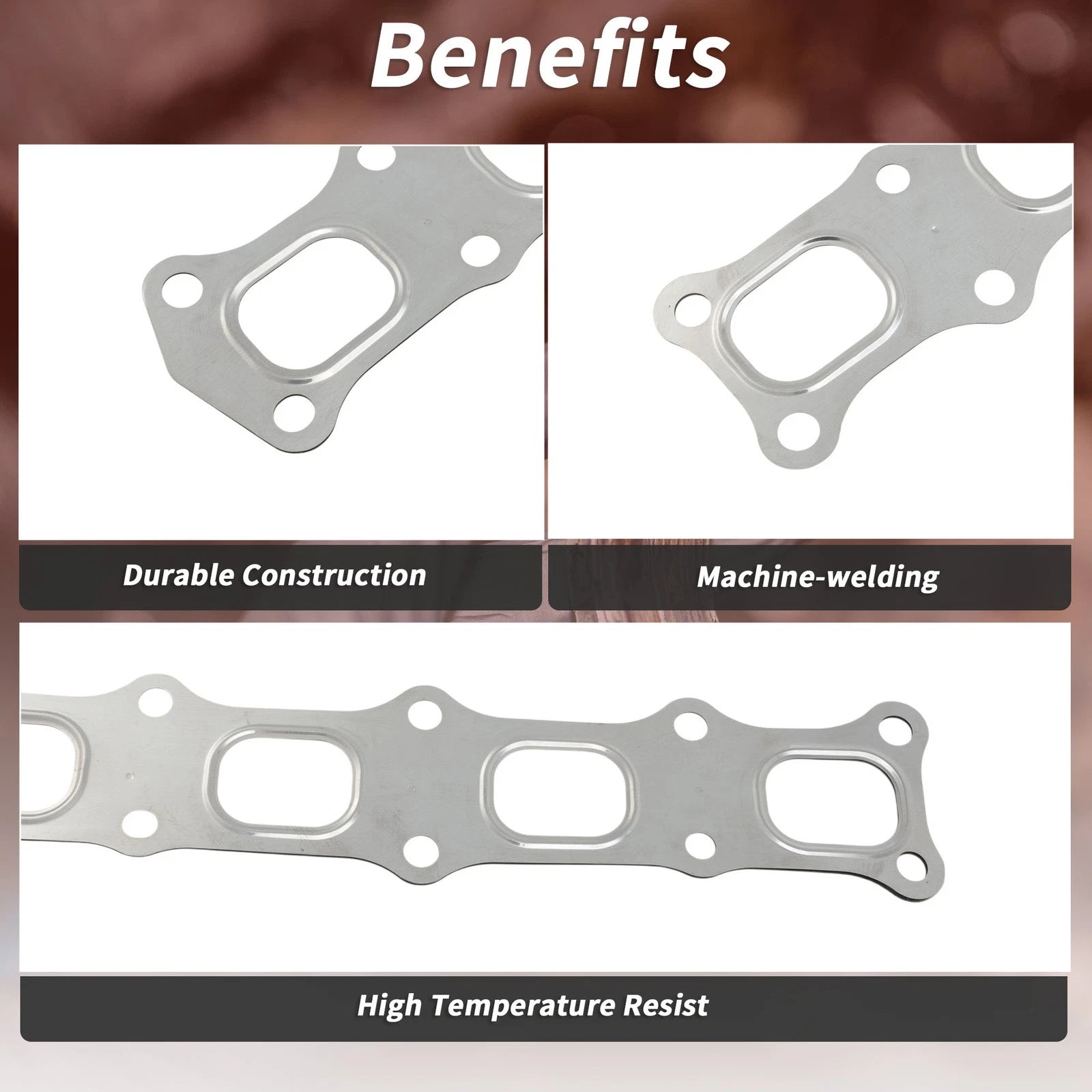 1 Pc Exhaust Manifold Header Gasket for Mitsubishi Outlander (2008–2010) No. 1555A185