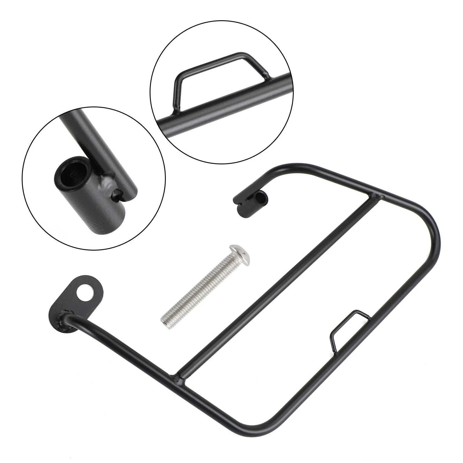 Luggage Rack Side Saddle Bag Mount Bracket Left for Honda Super Cub 125 (2018–2022)