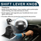6 Speed Manual Gear Shift Knob with Cover for Ford Focus MK2 (2005–2012)