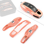 Pink Pig Case Shell Cover for Porsche Cayenne Panamera 911 Key Fob (10-20)