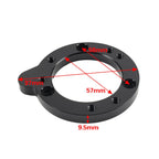 Black Air Filter Cleaner Adapter Plate for Harley CV & S&S Super E Carb