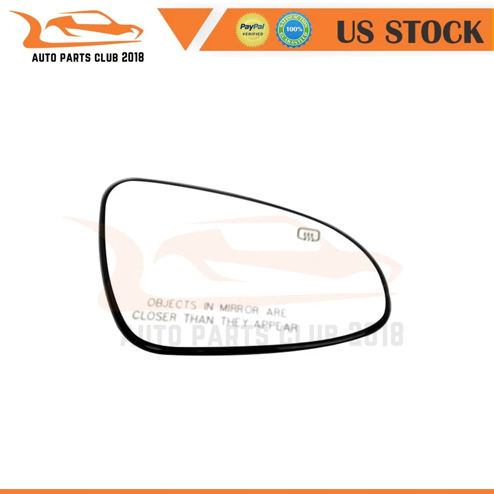 Heated Right Side Replacement View Mirror Glass for Toyota Corolla (2014–2021)