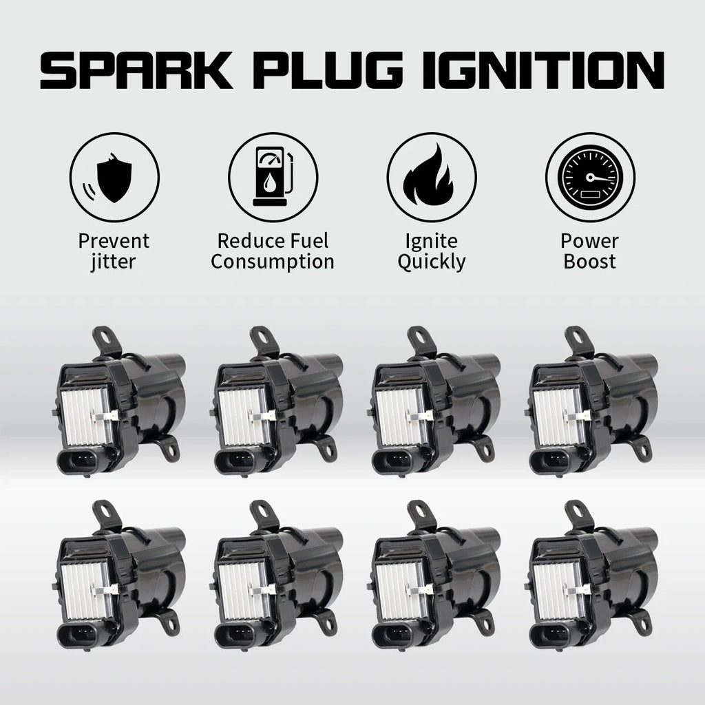 8 Ignition Coils for Chevy Silverado GMC Sierra Yukon 4.8L 5.3L 6.0L UF262