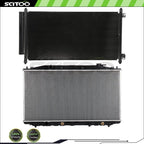 Radiator and A/C Condenser Kit for Honda Crosstour (2012–2015)