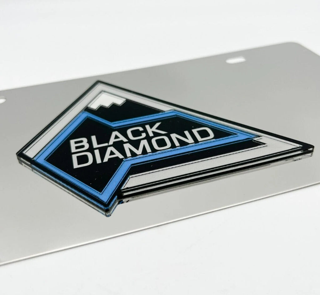 License Plate Frame Premium Chrome 3D Ford Bronco Badge for Ford Bronco (2021–2024)
