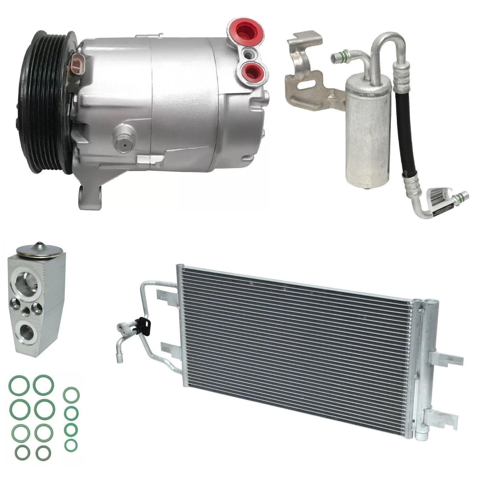 AC Compressor Kit With Condenser for Pontiac Grand Prix 5.3L (2005–2005)