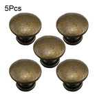5Pcs Antique Bronze Drawer Cabinet Pull Handle for Furniture