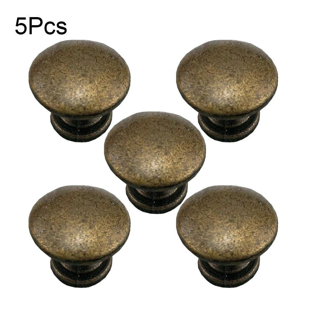 5Pcs Antique Bronze Drawer Cabinet Pull Handle for Furniture